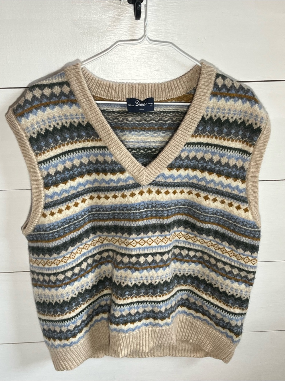 Simon’s Shetland Wool Sweater Vest